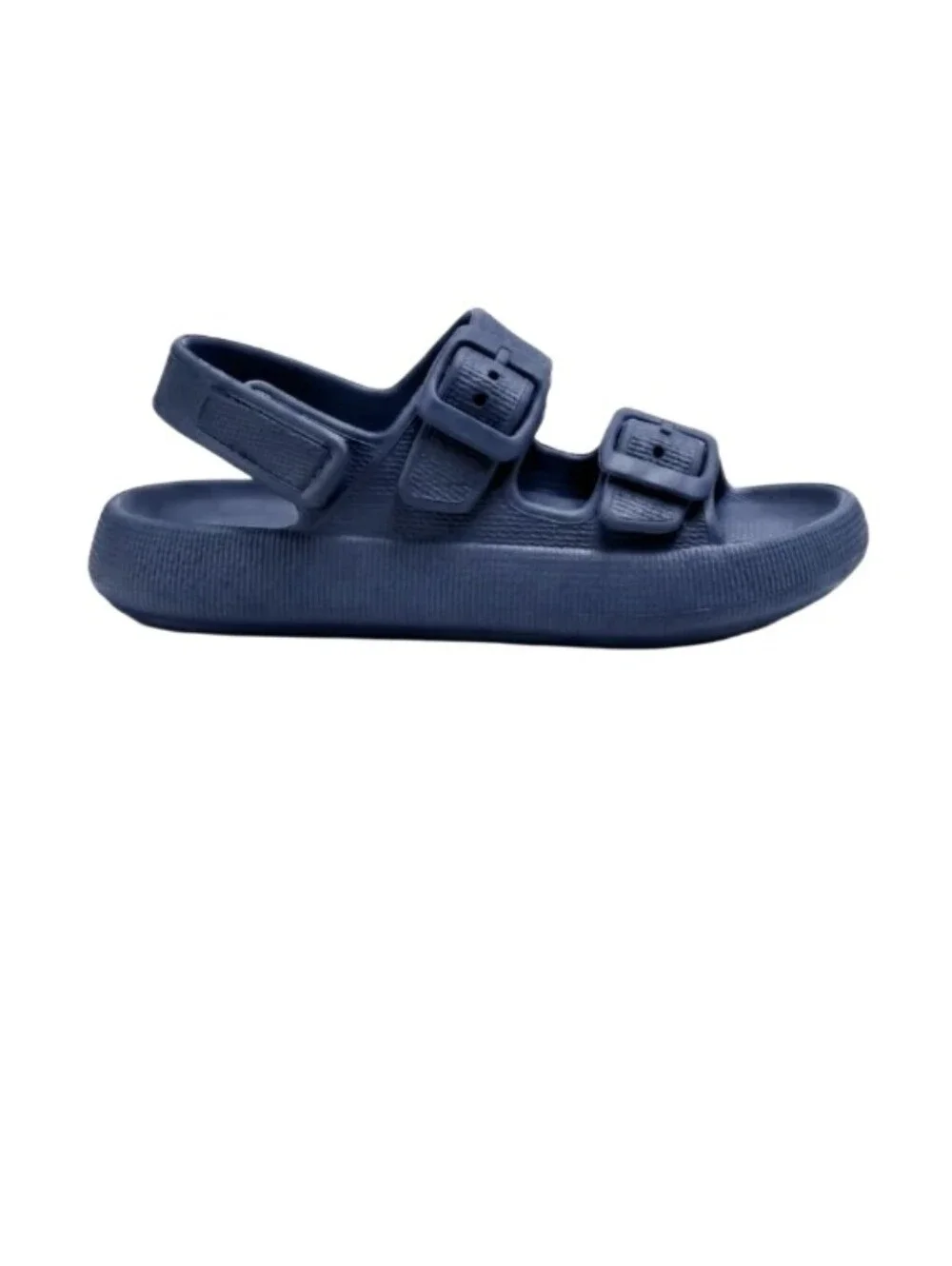 Kids Lightweight Navy Blue Adjustable Buckle Sandals